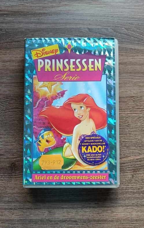 Disney Prinsessen serie - Ariel en de droomwens-zeester - €5, Cd's en Dvd's, VHS | Film, Gebruikt, Nederlandstalig, Alle leeftijden