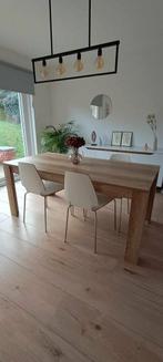 Table en bois + chaises, Ophalen, Gebruikt