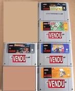 Jeux Super Nintendo, Ophalen of Verzenden, Gebruikt, Zonder controller, Met games