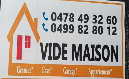 Vide maison  cave grenier garage..., Diensten en Vakmensen, Verhuizers en Opslag