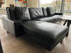 ERPO lederen salon met loungebank, Huis en Inrichting, Ophalen, Gebruikt, Leer, Modern