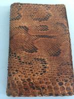 Portefeuille leder krokodil., Handtassen en Accessoires, Portemonnees, Ophalen of Verzenden, Leder