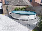 Intex zwembad met warmtepomp.en toebehoren., Ophalen, Zo goed als nieuw