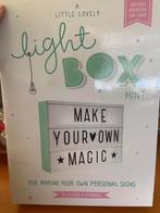 letter light box op batterijen mint, Huis en Inrichting, Zo goed als nieuw, Ophalen