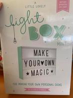 letter light box op batterijen mint, Huis en Inrichting, Ophalen, Zo goed als nieuw