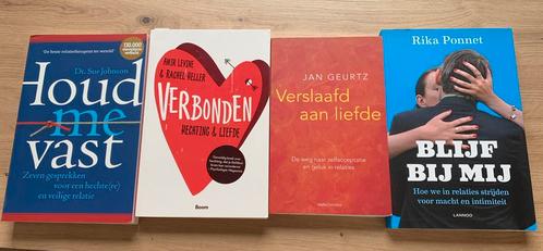 4 relatieboeken met oa. Rika Ponnet - Blijf bij mij, Boeken, Psychologie, Zo goed als nieuw, Ophalen