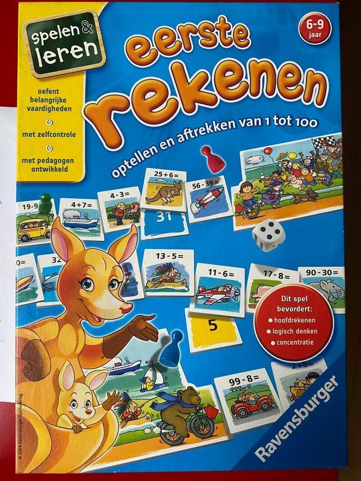 Eerste rekenen -Ravensburger, Kinderen en Baby's, Speelgoed | Educatief en Creatief, Zo goed als nieuw, Rekenen, Ophalen of Verzenden