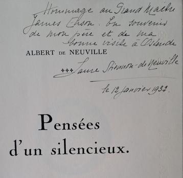 In prachtig handschrift een ode aan James Ensor   genummerd beschikbaar voor biedingen