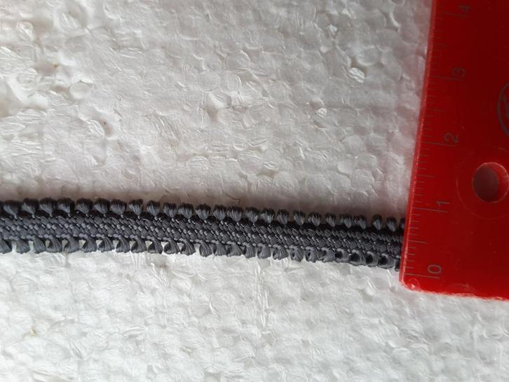 kleine randafwerking 8,5 mm glanzend muisgrijs G085238, Hobby en Vrije tijd, Naaien en Fournituren, Nieuw, Overige typen, Ophalen of Verzenden