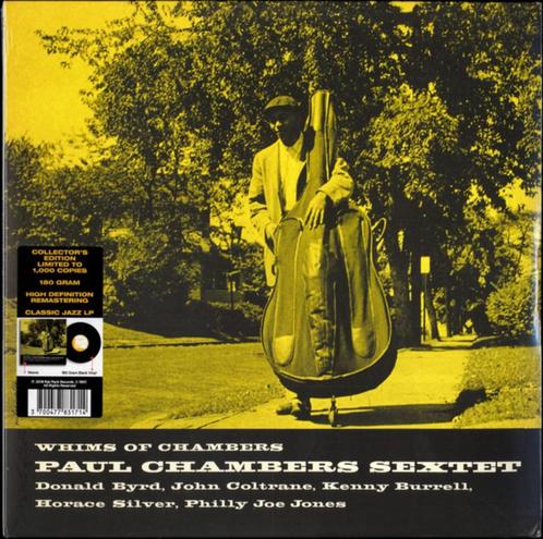PAUL CHAMBERS SEXTET - WHIMS OF CHAMBERS, Cd's en Dvd's, Vinyl | Jazz en Blues, Zo goed als nieuw, Jazz, 1960 tot 1980, Verzenden