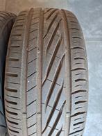 4 banden 195-55-16  87H   2xMichelin,2xuniroyal, Auto-onderdelen, Banden en Velgen, Ophalen, Gebruikt, 16 inch, Band(en)