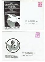 Lot van 4 briefomslagen thema Ijzerbedevaart (Post-0014), Ophalen of Verzenden, Gestempeld, Overige thema's