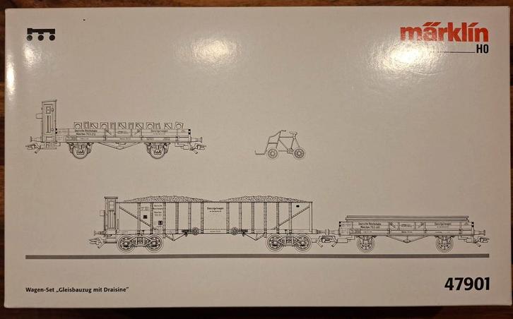 Märklin Ref. 47901
DRG „Worktrain” -set, Hobby en Vrije tijd, Modeltreinen | H0, Nieuw, Wagon, Wisselstroom, Märklin, Analoog
