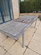 Tuintafel, Tuin en Terras, Tuintafels, Ophalen, Gebruikt, Rechthoekig, Hout