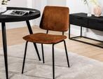 Stoel koper stof fluweel nieuw, Huis en Inrichting, Stoelen, Ophalen, Overige kleuren, Nieuw, Eén