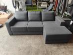 Grijze stoffen sofa (medium formaat 2,15m), Ophalen, Zo goed als nieuw