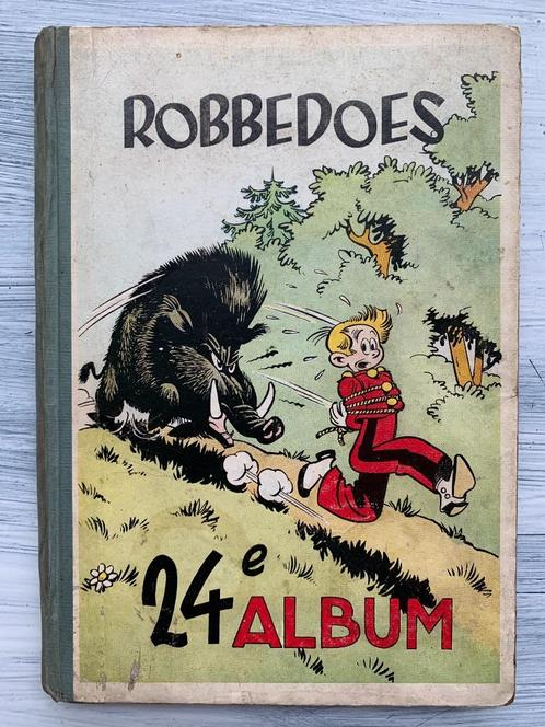 Robbedoes Verzamelalbum nr 24 – Dupuis HC (1948) - 1e druk, Boeken, Stripverhalen, Gelezen, Eén stripboek, Ophalen of Verzenden