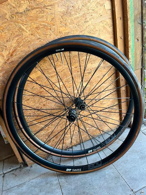 DT swiss P1800 spline 23 velgset, Fietsen en Brommers, Fietsonderdelen, Zo goed als nieuw, Racefiets, Wiel, Ophalen
