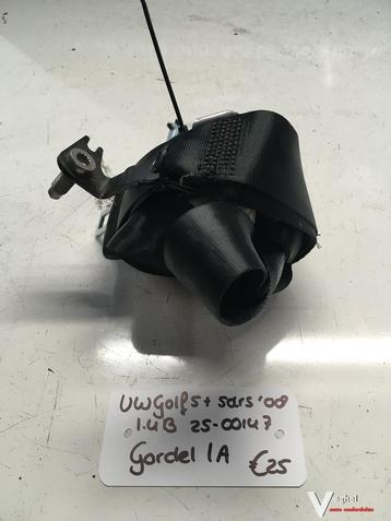 Vw Golf 5 plus 5drs 1.4 B 2008 2500147 Gordel Linksachter of beschikbaar voor biedingen
