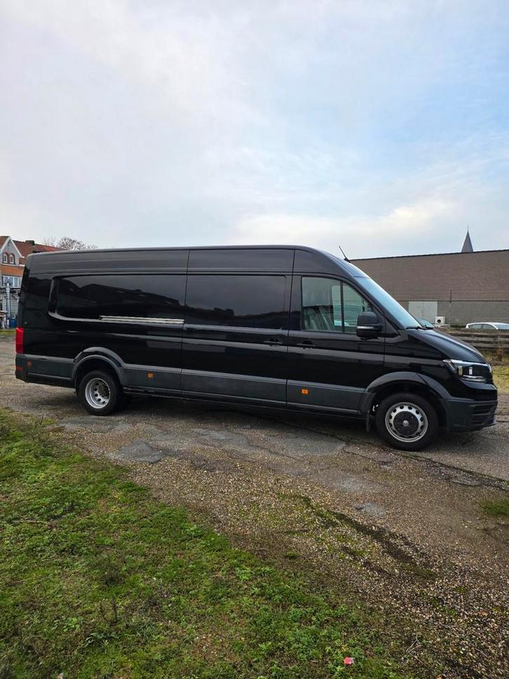 Vw Crafter L5 // Vaste prijs !, Auto's, Bestelwagens en Lichte vracht, Particulier, Automaat, Leder, Ophalen of Verzenden