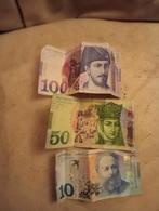 3 billet de Géorgie 160 lari égale a 53.92€ je laisse a 30€, Enlèvement ou Envoi