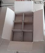 Paquets de 25 Cartons d’emballage neufs pour 6 pots en verre, Ophalen, Nieuw