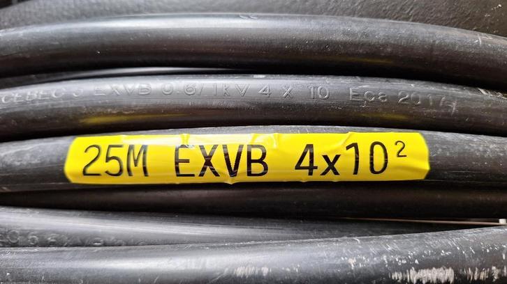 Câble EXVB 4x10² pour raccordement coffret électrique, Bricolage & Construction, Électricité & Câbles, Neuf, Câble ou Fil électrique