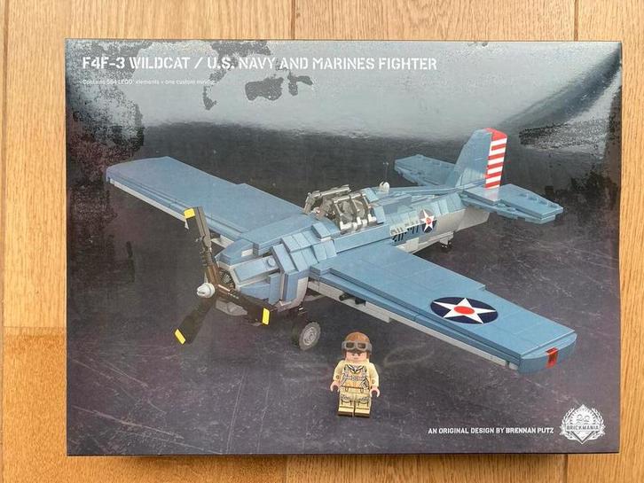 Brickmania 2319: F4F-3 Wildcat, Kinderen en Baby's, Speelgoed | Duplo en Lego, Nieuw, Lego, Complete set, Ophalen of Verzenden
