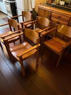Stoelen, Huis en Inrichting, Stoelen, Ophalen, Bruin, Zo goed als nieuw, Hout