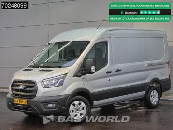 Ford Transit 165pk Automaat Limited Dubbele schuifdeur L2H2, Auto's, Automaat, Stof, Bedrijf, Diesel