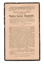 doodsprentje onderofficier 3e LI Nieuwkerke + Beveren 1918, Verzamelen, Ophalen of Verzenden, Luchtmacht, Foto of Poster