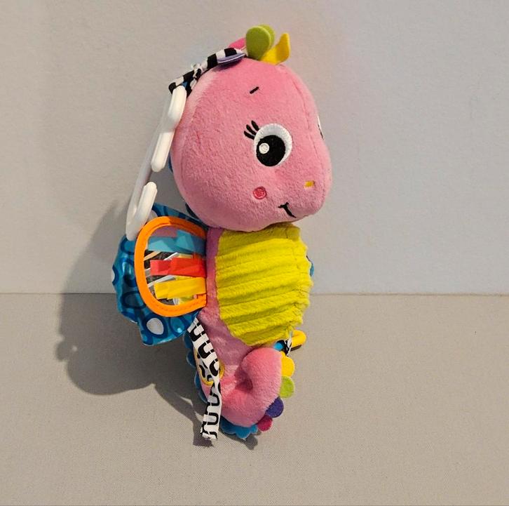 Rammelaar Seahorse voor op de autostoel of buggy, Kinderen en Baby's, Speelgoed | Babyspeelgoed, Zo goed als nieuw, Auto, Ophalen of Verzenden