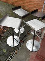 Tabouret métallique bar, 4 krukken, Ophalen, Zo goed als nieuw