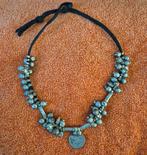 Vintage Indische halsketting met munt, Ophalen of Verzenden