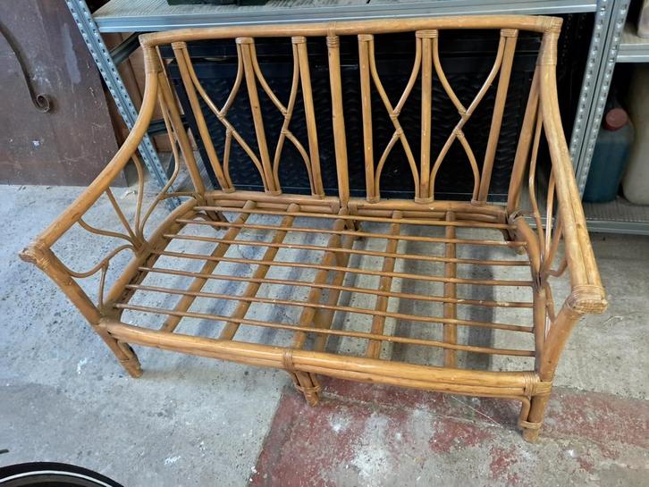 Rotan zetel, Tuin en Terras, Tuinbanken, Rotan, Ophalen