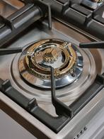 🔥Luxe Fornuis Boretti 80 cm wit & rvs 5 pits 1 oven, Elektronische apparatuur, 60 cm of meer, 5 kookzones of meer, Vrijstaand