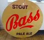 GEËMAILLEERD BIERBORD „STOUT BASS PALE ALE 1934" zonder Orva, Verzamelen, Ophalen, Zo goed als nieuw, Reclamebord