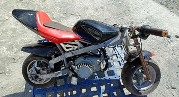 Mini Moto Pocketbike – 49cc – Project of racer voor de fun! beschikbaar voor biedingen