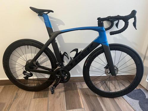 Trek Madone SL7 58 Ultegra Di2 - matte black/alpine blue 202, Vélos & Vélomoteurs, Vélos | Vélos de course, Utilisé, Hommes, Autres marques