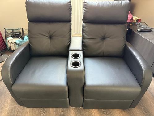 Cinemazetels, Huis en Inrichting, Fauteuils, Zo goed als nieuw, Stof, Overige materialen, 125 cm of meer, 75 tot 100 cm, Ophalen