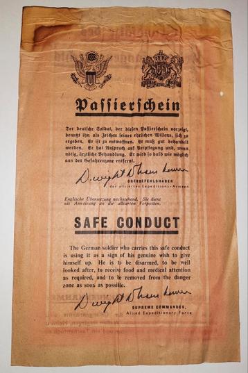 Tract US Safe Conduct 1944 ZG61 