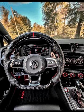 Stuur op maat Volkswagen carbon leer alcantara GTI  beschikbaar voor biedingen