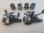 2 st. Shimano baitrunner 8000 gte incl. 4 reservespoelen, Ophalen of Verzenden, Zo goed als nieuw