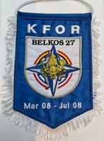Fanion d'action militaire du Kosovo, Collections, Emblème ou Badge, Armée de terre, Enlèvement ou Envoi