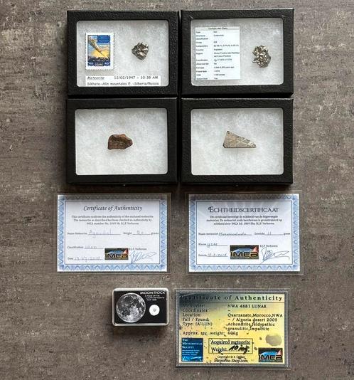 Verzameling meteorieten, Verzamelen, Mineralen en Fossielen, Ophalen of Verzenden