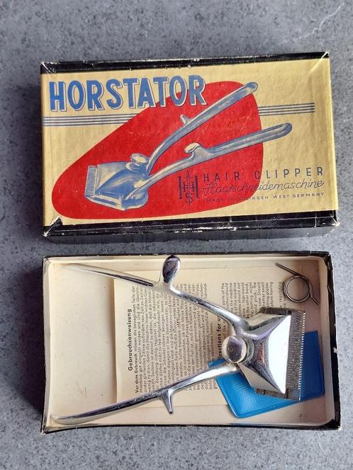 Ancienne tondeuse à barbe / cheveux Horstator dans sa boîte, Antiek en Kunst, Curiosa en Brocante, Ophalen of Verzenden