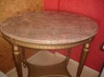 Mooie ovale tafel met marmeren blad, Ophalen