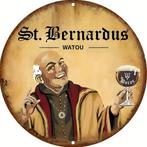 Metalen reclamebord St Bernardus - retro vintage mancave new, Verzamelen, Ophalen of Verzenden, Nieuw, Reclamebord