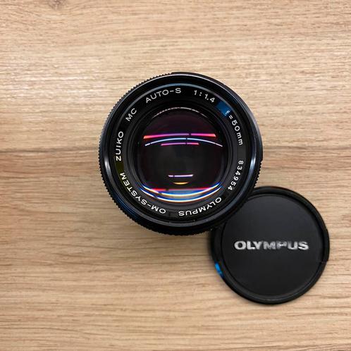 Olympus Zuiko MC Auto-S 50mm f1.4* zo goed als nieuw, Audio, Tv en Foto, Fotocamera's Analoog, Zo goed als nieuw, Spiegelreflex