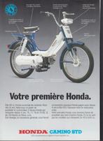 Honda Camino bromfietsreclamefolder collectie, Boeken, Motoren, Verzenden, Gelezen